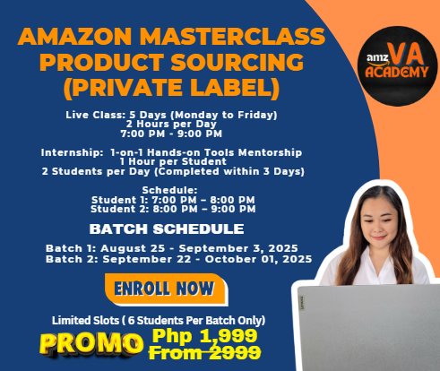 Amazon Masterclass Product Sourcing (Private Label)